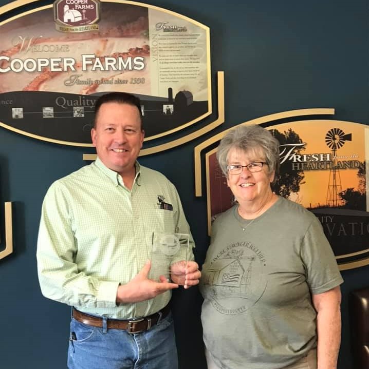 Cooper Farms Receives PCED Membership Award